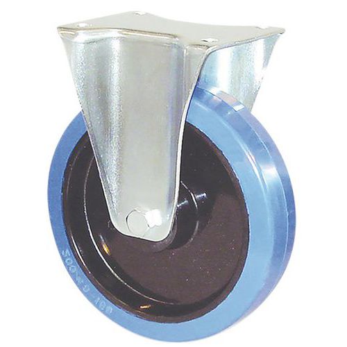 Rotella fissa in gomma interasse EU - 350 kg,