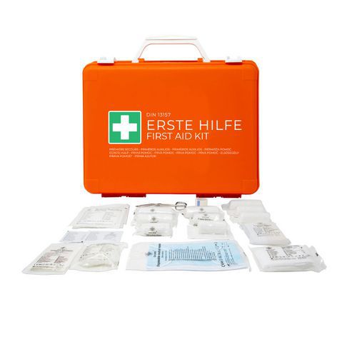 Borsa di pronto soccorso arancione Medic 1 - DIN 13157,
