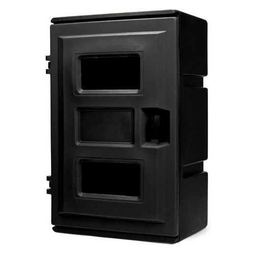 Armadietto estintore-Doppio caricamento frontale-Nero-85,