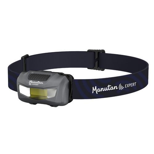 Torcia frontale 110 lumen IP55 nera,