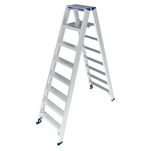 Scaletta pieghevole a doppio accesso - 8 gradini,