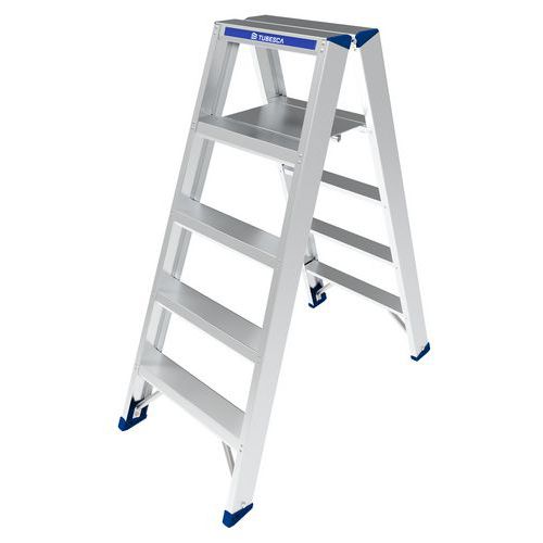 Scaletta pieghevole a doppio accesso - 5 gradini,