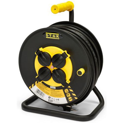 Avvolgicavo pro, 4 prese, H07RN-F 3G2.5MM2 25M NF IP44,