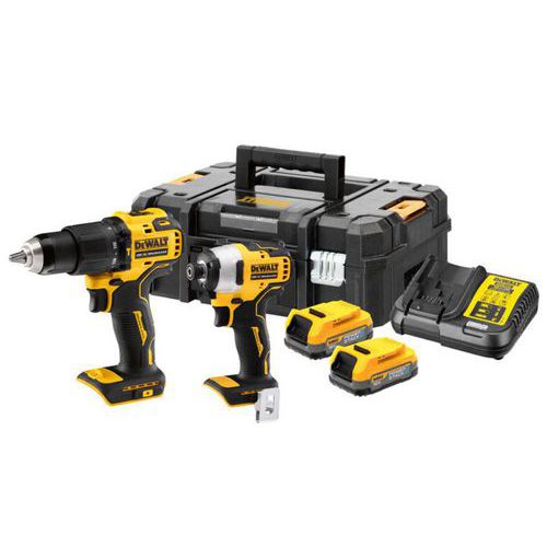 Kit di 2 utensili XR 18V 1,7Ah POWERSTACK - DEWALT,