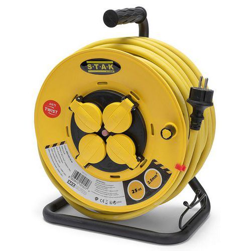 Avvolgicavo, 4 prese H07RN-F 3G2.5MM2 40M NF IP44,