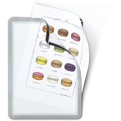 Cornice per affissione Magneto Retro magnetico A4 grigio,