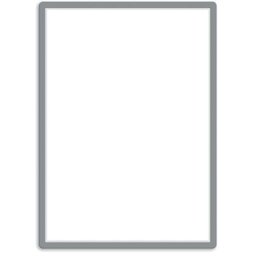 Cartellina pannello di affissione adesiva MAGNETO A1 Argento,