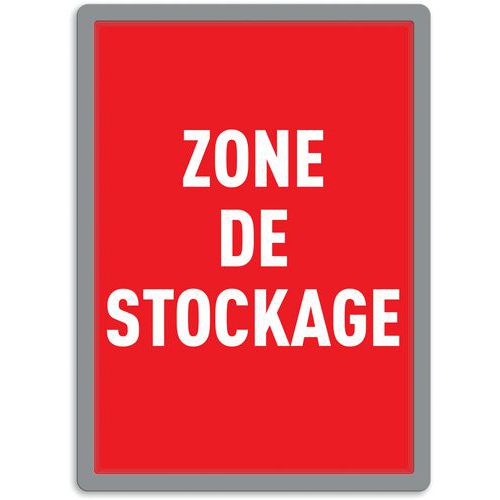 Cartellina pannello di affissione adesiva MAGNETO A2 Argento,