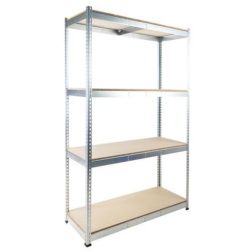 Scaffalatura Rapid 1 2440x1525x610-4 ripiani-Truciol-RAL7001,