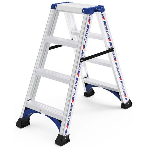 Scaletta pieghevole a doppio accesso Alpha 4 gradini,