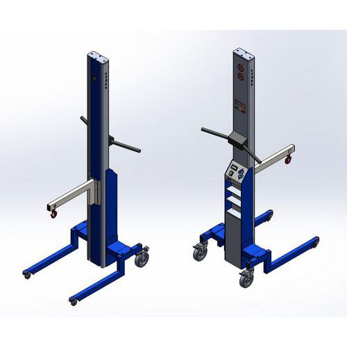 Sollevatore EVO80 con gancio a traliccio - Portata 70 kg,