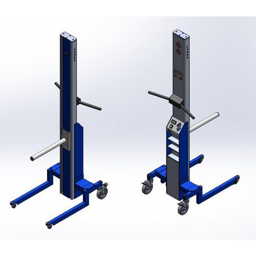 Sollevatore EVO80M con tubo per bobine - Portata 70 kg,