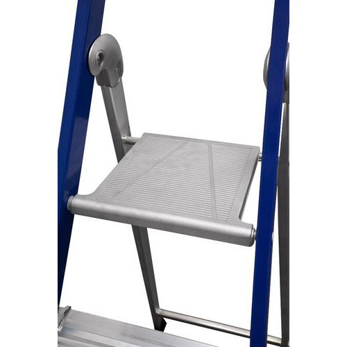 Scala MP laccata in nero 4 gradini,