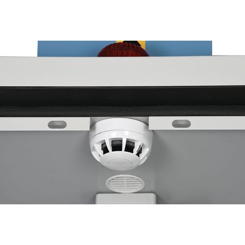 Allarme incendio con invio chiamata, SMS e mail,