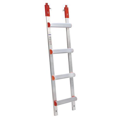 Scala da tetto in alluminio - Altezza massima 6,25 m,