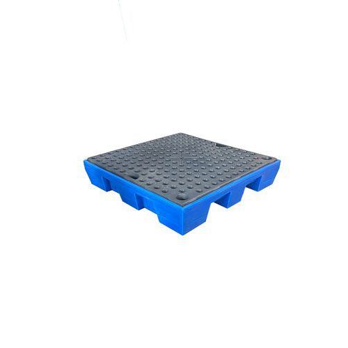 Vasca di raccolta DIBT 4 fusti con griglia - 220L,