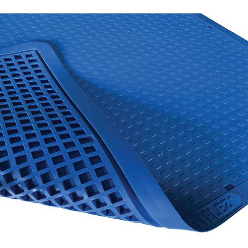 Tappeto antifatica Surelast standard - 80x100 cm - Blu,