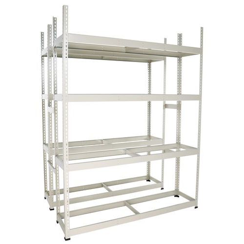 Scaffalatura pneumat Rapid 1 2440x1830x455-4 ripiani-Grigio,