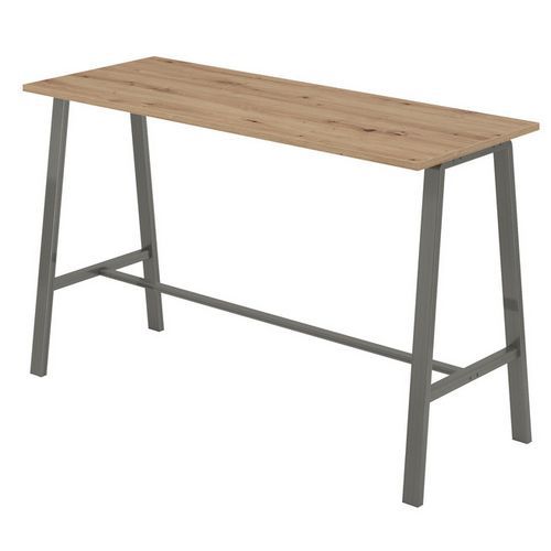 Tavolo per riunioni alto 175x68x104 cm rovere,