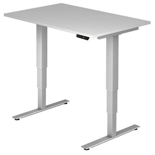 Scrivania elettrica serie XDSM 120 cm grigio,