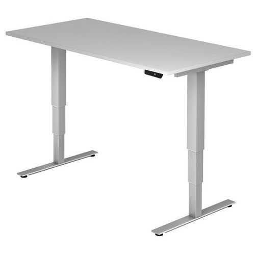 Scrivania elettrica serie XDSM 160 cm grigio,