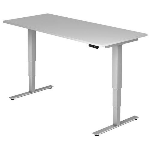 Scrivania elettrica serie XDSM 180 cm grigio,