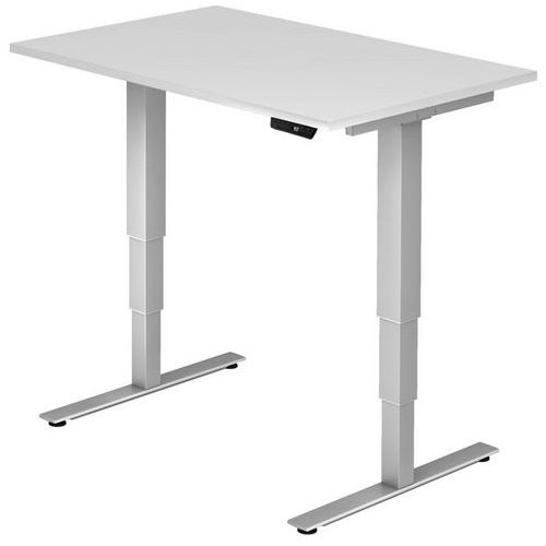 Scrivania elettrica serie XDSM 120 cm bianco,