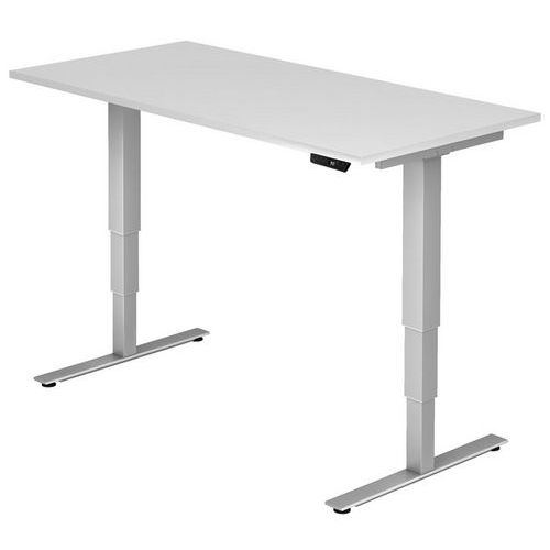 Scrivania elettrica serie XDSM 160 cm bianco,