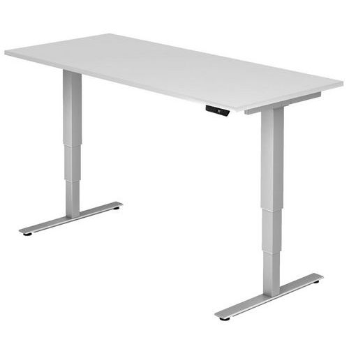 Scrivania elettrica serie XDSM 180 cm bianco,