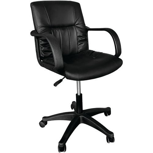 Poltrona direzionale nera Veni,