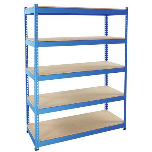 Scaffalatura per magazzino Rapid 1 1980x1525x915 blu 5 ripiani,