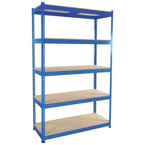 Scaffalatura Rapid 1 2440x1525x455-5 ripiani-Truciol-RAL5019,