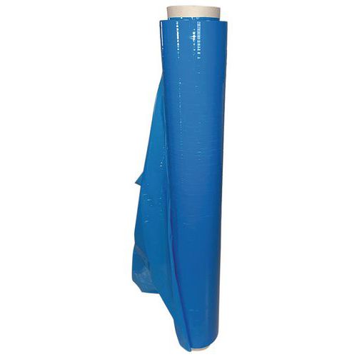 Film estensibile Cast manuale - Larghezza 500mm - Colore blu,