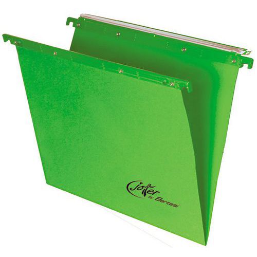 Cartelle sospese Joker verde per cassetto Int 33cm Fondo V,