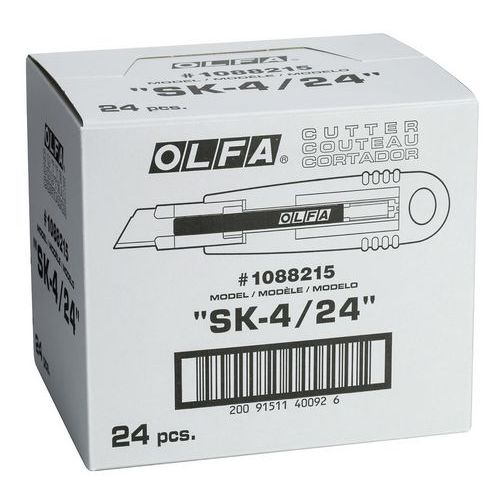 Cutter di sicurezza per ambidestri SK-4-Lama 17,5mm-Olfa,