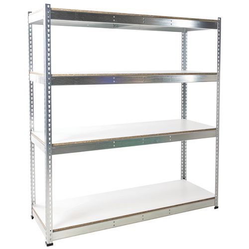 Scaffalatura Manutan Rapid 1 1980x1830x610 4 rip zinc mel,