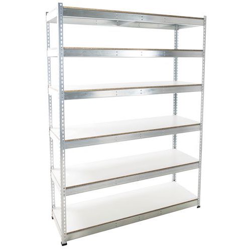 Scaffalatura Manutan Rapid 1 2440x1830x610 6 rip zinc mel,