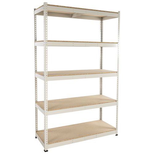 Scaffalatura Rapid 1 2440x1525x455-5 ripiani-Truciol-RAL7032,