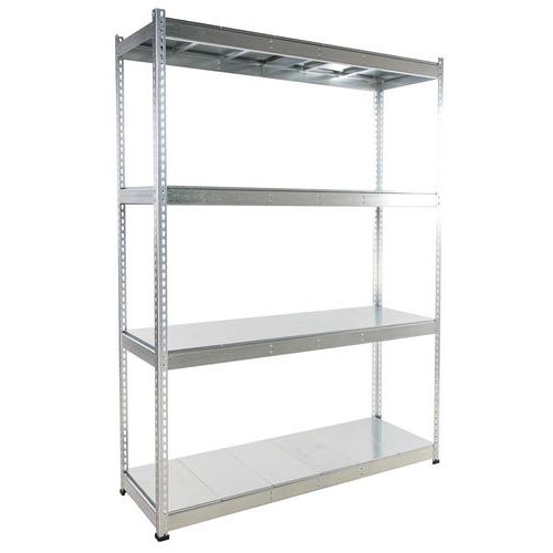 Scaffalatura Manutan Rapid 1 2440x1830x455 4 rip met zinc,