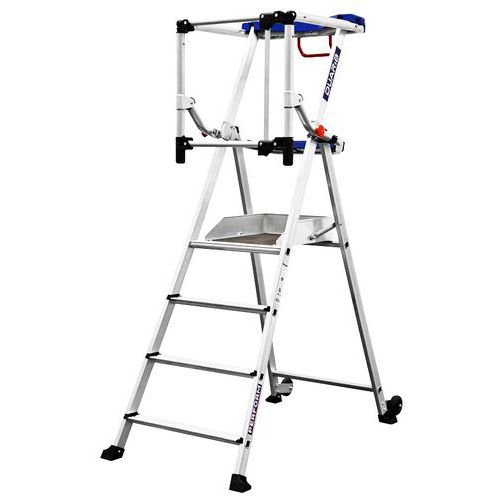 Piattaforma fissa F4 Perform 4 gradini altezza lavoro 2,95m,