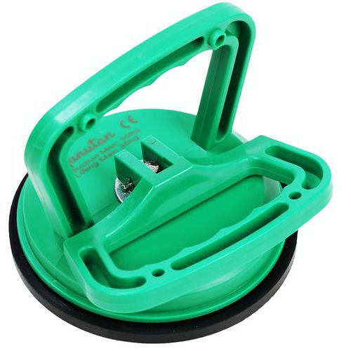 Ventosa semplice verde - Portata 50 kg - Diametro 120 mm,