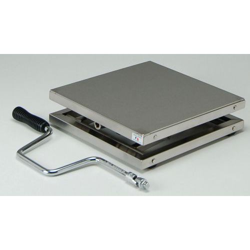 Tavola elevatrice fissa in acciaio inossidabile-Portata 50kg,