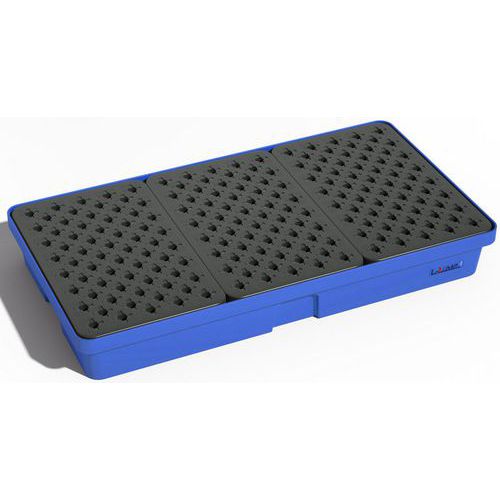 Vasca di raccolta 90L con griglia - Certificazione DIBT,