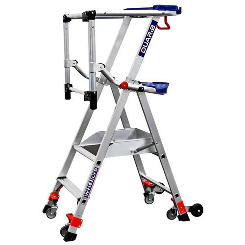 Piattaforma Wheelys 2 gradini altezza lavoro 2,52m,