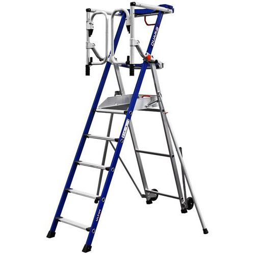 Piattaforma fissa F5 Ultim 5 gradini - Altezza lavoro 3,20m,