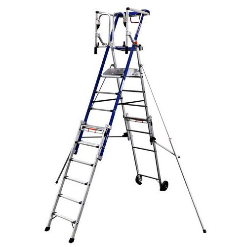 Piattaforma XT9 Ultim regolab 6-9 gradini-Alt lav max 4m30,