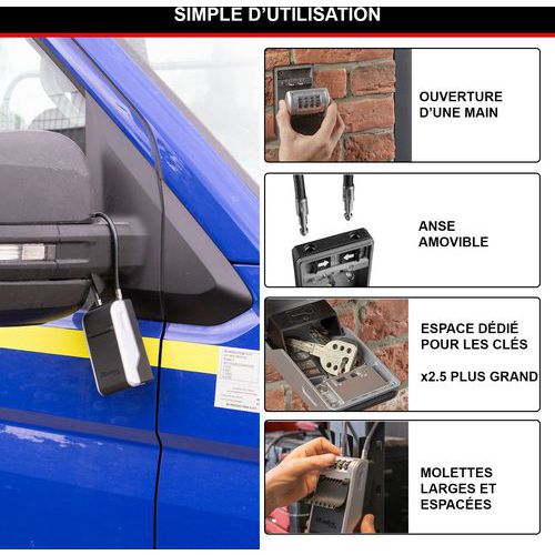 Cassetta per chiavi con combinazione 5482EURD - Master Lock,