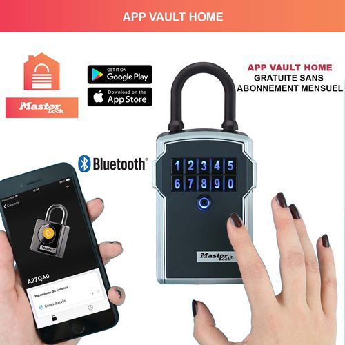 Cassetta portachiavi Bluetooth con ansa 5440EURD-Master Lock,