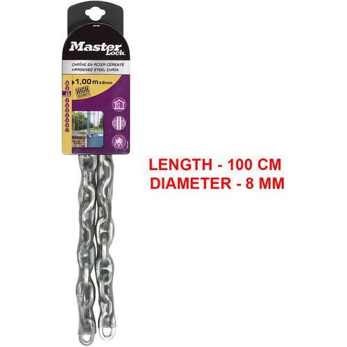 Catena in acciaio cementato 8016EURD - Master Lock,