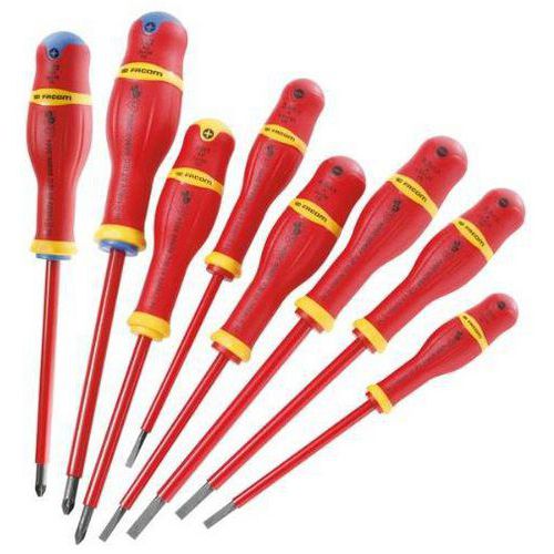 Set di 8 cacciaviti Protwist® isolati 1000 V,